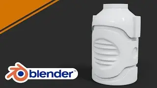 Blender 4.1 - complex plastic shape modelling tutorial