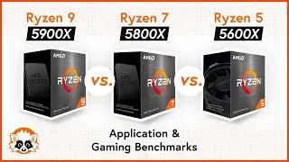 AMD Ryzen 9 5900X vs. Ryzen 7 5800X vs. Ryzen 5 5600X - The AMD Ryzen 5000 / Zen 3 comparison