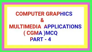 Computer graphics and multimedia applications mcq questions part 4
