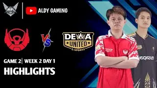 BTR VS DEWA | Game 2 | Week 2 Day 1| Highlights MPL ID Season 12