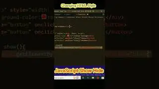 JavaScript Show Hide | javscript show and hide div on click | 