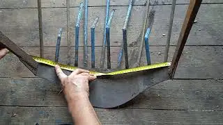 Main dimensions of a potato digger