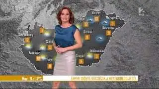 IdGaál Noémi 2014 02 25 Sexy Hungarian Weather Forecast Girl