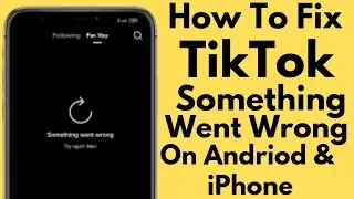 How To Fix TikTok Something Went Wrong On iPhone And Android (2024)