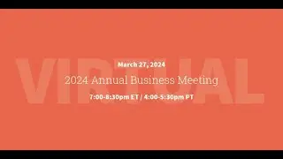 2024 Annual Business Meeting