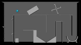 Ball, obstacle course, Maya animation