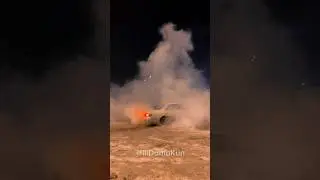 Крокус Дрифт на #toyotamark2 #crocus #drift #mark2 #moscow #night