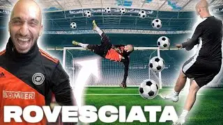 I2BOMBER VS DONNARUMMA - Il portiere para SOLO in ACROBAZIA senza MANI!