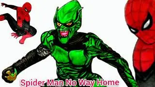 SPIDER-MAN: NO WAY HOME - MOVIE (2021) | How To Draw Green Goblin Spider-Man No Way Home