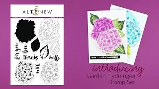 Altenew Stamps Intro - Garden Hydrangea