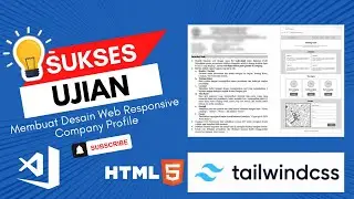 Cara Membuat Desain Web dengan HTML5 dan TailwindCSS Gak Sampai 1 Jam! (Soal Ujian Desain Web Beres)
