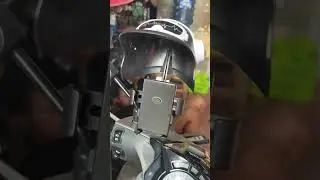 Holder Hp Helm hitam