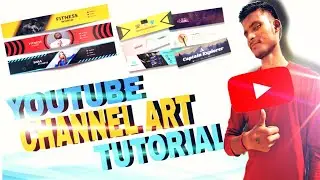 How To Make a YouTube Channel Banner For Free ( YouTube Channel Art Tutorial ) 2020!