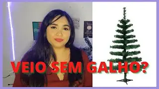 Comprei uma arvore de Natal de 2,10 mt de altura | #Shopee
