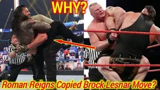 WWE Roman Reigns New Submission Move Guillotine Copy of Brock Lesnar Kimura Lock ! Roman Submission