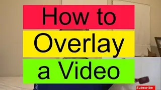 How to overlay videos in Shotcut | how to put a video in a video