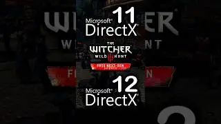 DirectX 11 vs DirectX 12 -The Witcher 3