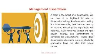 Best Management Dissertation Topic Ideas| CallTutors