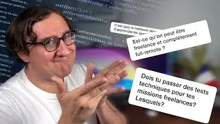 Full-remote, l'idéal pour apprendre le dev, tests techniques, niveau d'étude, je vous réponds
