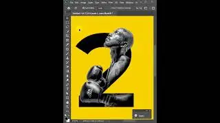 Clipping Mask Effect In #AdobePhotoshop #shorts