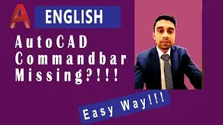 How To Restore Missing Command Bar In AutoCAD, Easy Way! |Sulesh Digital