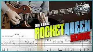 Rocket Queen REMAKE | GUNS N' ROSES | Guitar cover with SOLOS + live tabs