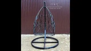 Кованое подвесное кресло