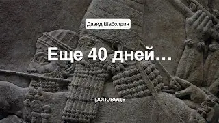 Еще 40 дней...