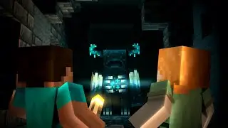 WARDEN FIGHT - Alex and Steve Life (Minecraft Animation)