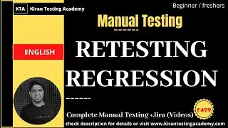 Retesting and Regression Testing || very important Manual Testing Topics || manual FAQ