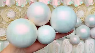 ASMR★Soap boxes with foam glitter & starch★4K★