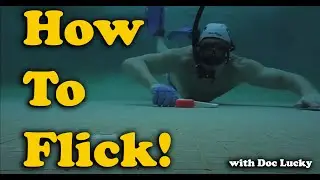Underwater Hockey Flick | instructional video | How to do a underwater hockey flick |