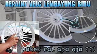 Repaint Velg Lembayung Biru | Samurai Paint | Leander Magic Color | Belkote