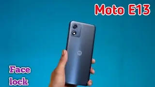 . Face Lock Setup In Moto E13, How To Set Face Lock In Moto E13, Face Lock Kaise Lagaen In Moto E13