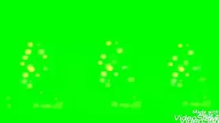 green screen blinking particles