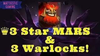 3 STAR Mars Dota Auto Chess Gods Warrior Warlock Demon Replay Best God Build Mars Warrior Guide Tips