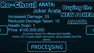 I Bought the NEW JOKER ARATA in Ro Ghoul! | Roblox