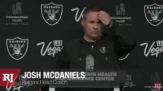 Raiders update from coach Josh McDaniels