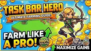 Task Bar Hero (TBH) | How To Farm | Guide |