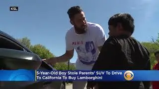 5-year-old Utah car 'thief' gets ride in Lamborghini