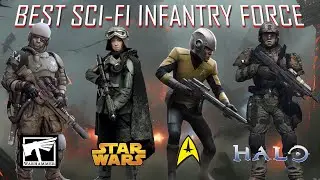 Sci-Fi Infantry Comparison Halo-Startrek-Starwars-40K