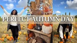 PERFECT AUTUMN DAY 🍁 Pumpkin Patch Adventures & Farm Shop Finds | An Autumn Vlog