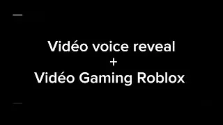 Petite vidéo gaming sur Roblox (AVEC MA VOIX)