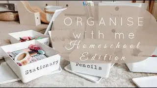ORGANISE WITH ME || HOMESCHOOL EDITION || IKEA haul