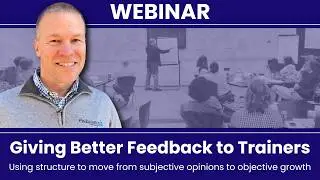 Give Better Feedback to Trainers