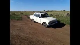 Москвич (иж412). Год выпуска 1971! Старт с места на холостых оборотах!