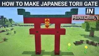 torii gate minecraft how to build 