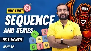 ONE SHOT ON SEQUENCE & SERIES | ARPIT SIR | HELL MONTH | NDA 2 2023