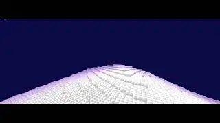 Voxel splatting - OpenGL - test 5  |  World is generated with a compute shader