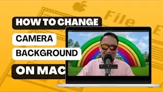 How to change camera / webcam background on macOS Sequoia with built-in feature